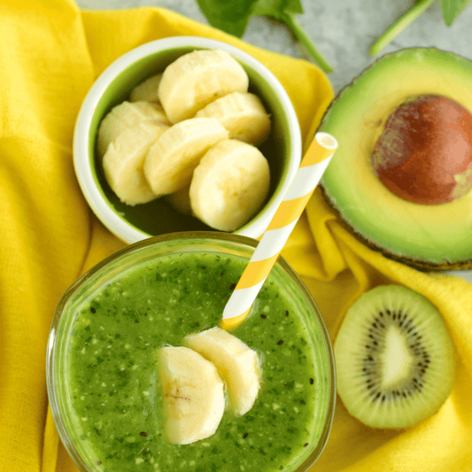 kiwi banaan smoothies