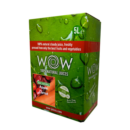 100% Natuurlijk Appel-Wortelsap - 5L